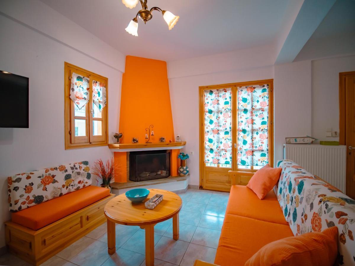 Orange House For Big Families In Damouchari - Delicious Houses Luaran gambar
