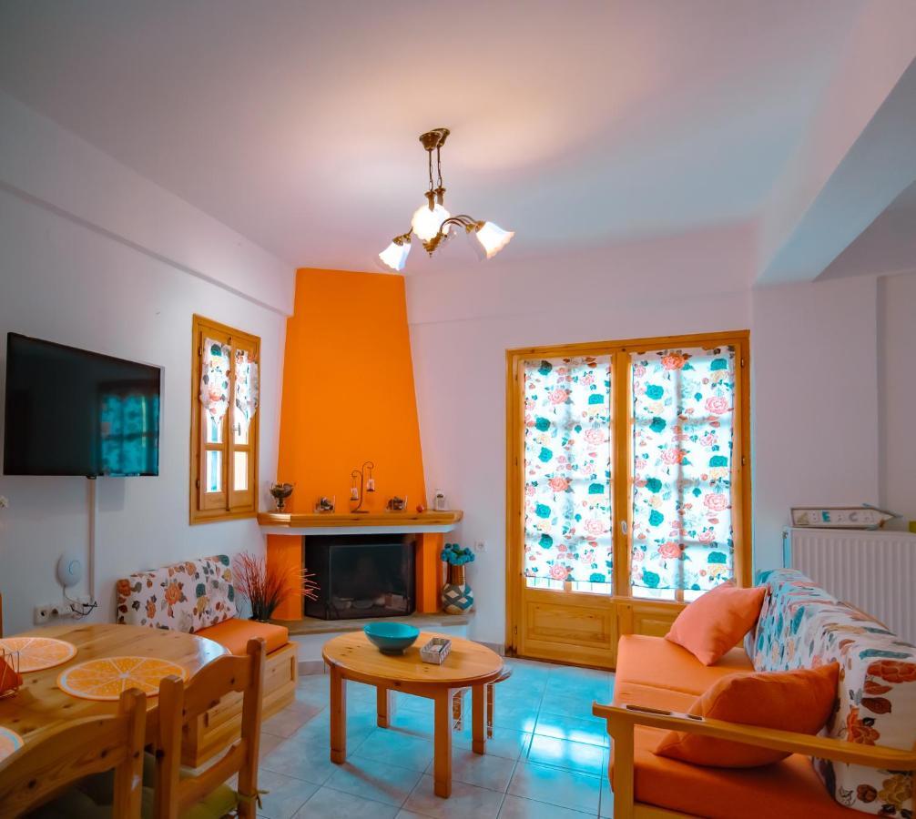 Orange House For Big Families In Damouchari - Delicious Houses Luaran gambar