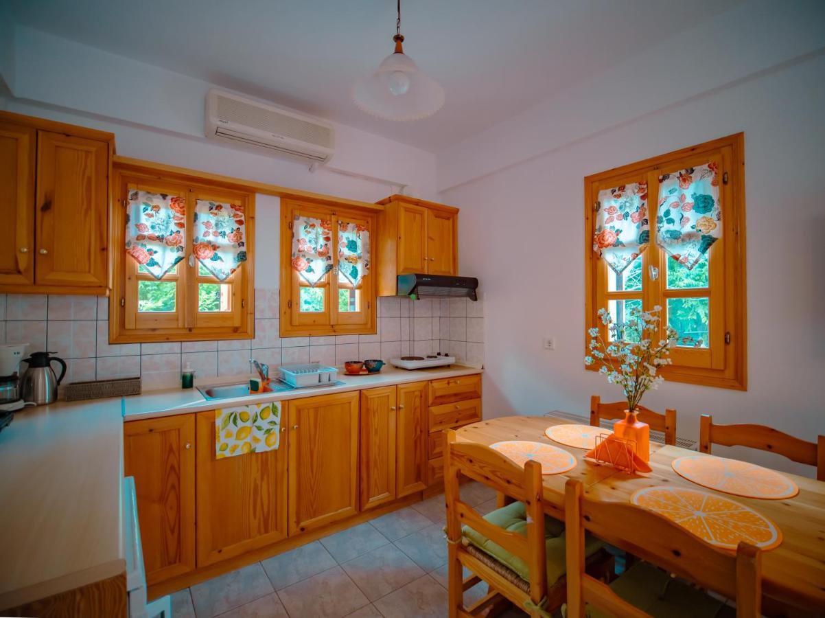 Orange House For Big Families In Damouchari - Delicious Houses Luaran gambar