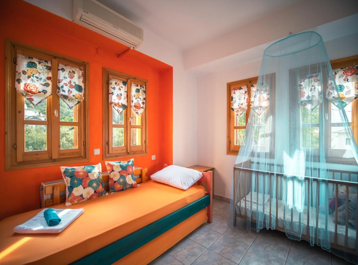 Orange House For Big Families In Damouchari - Delicious Houses Luaran gambar