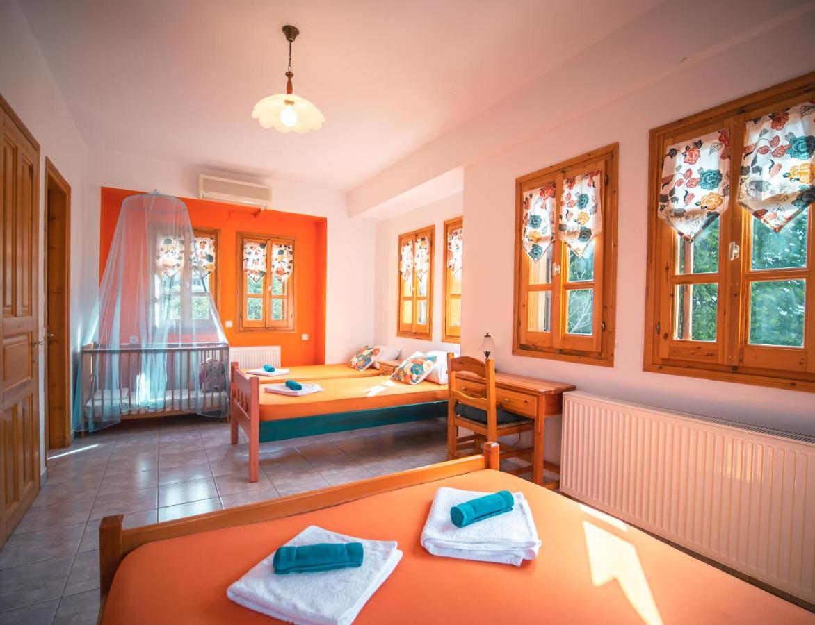 Orange House For Big Families In Damouchari - Delicious Houses Luaran gambar