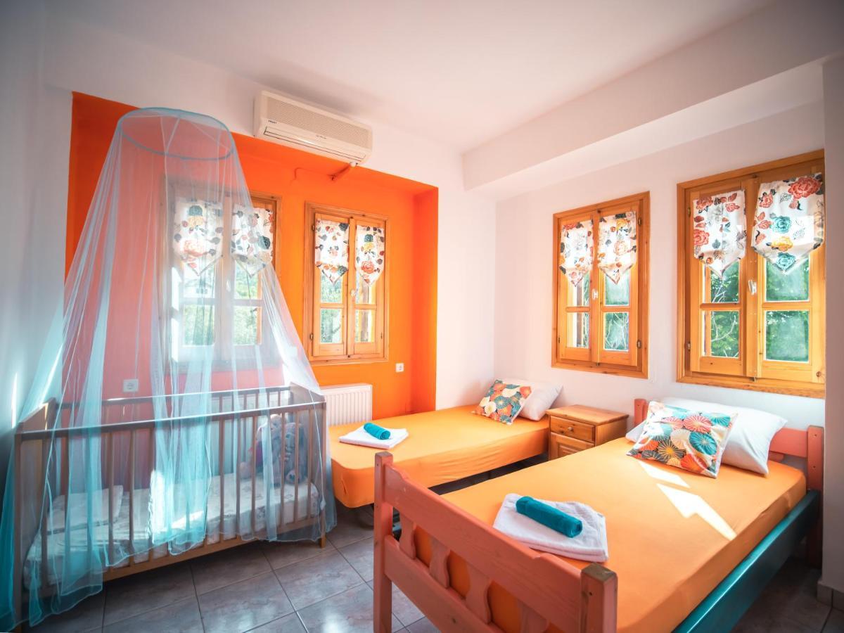 Orange House For Big Families In Damouchari - Delicious Houses Luaran gambar