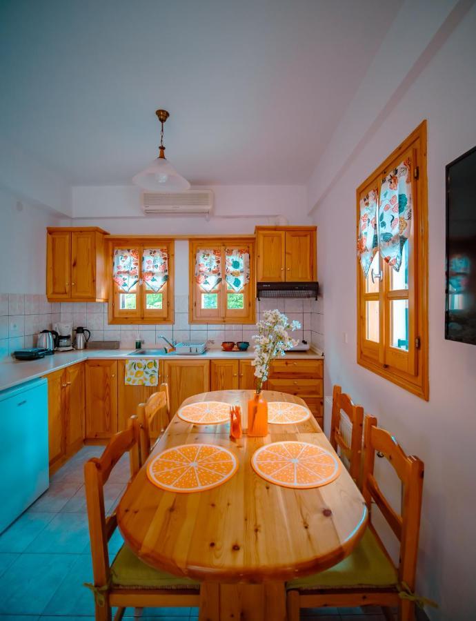 Orange House For Big Families In Damouchari - Delicious Houses Luaran gambar