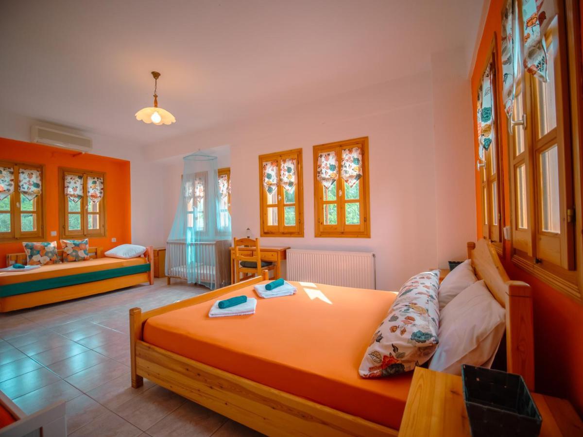Orange House For Big Families In Damouchari - Delicious Houses Luaran gambar
